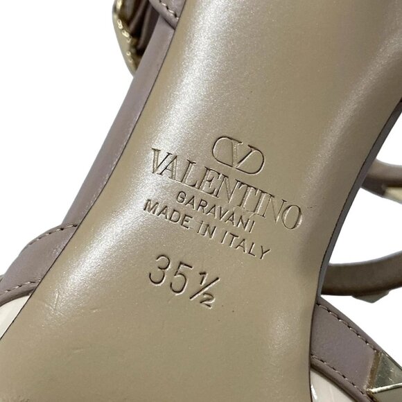 VALENTINOGARAVANI - Cream Gray Beige Women's Sandals 246-081625 - Picture 6 of 6